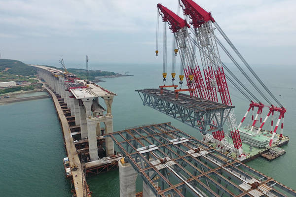 鋼結構橋梁檢測案例福建平潭鐵路跨海大橋