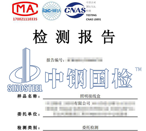 線盒檢測報告