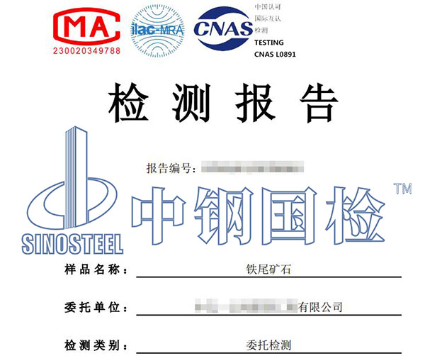 固體廢物檢測報告